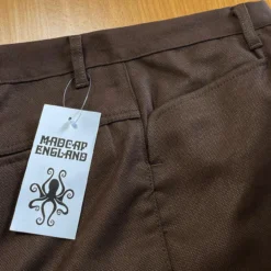 Logan Bootcut Hopsack Trousers (Bu) -Classic Gents Fit Sales madcap england logan bootcut hopsack trousers chocolate brown 4 03618.1661261714 3