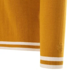 LS Moon Mod Tipped Knit Jumper (N) -Classic Gents Fit Sales madcap england ls moon jumper0 harvest gold 3 24337.1661262037