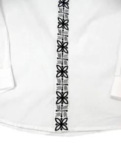 Avory 60s Mandarin Collar Shirt (W) -Classic Gents Fit Sales madcap england mandarin shirt white 1 35027.1661270637 1