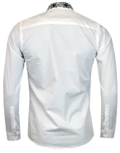 Avory 60s Mandarin Collar Shirt (B) -Classic Gents Fit Sales madcap england mandarin shirt white 4 61541.1661270634