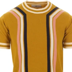 Modernista Mod Waffle Stripe Tee K -Classic Gents Fit Sales madcap england modernista knitted tee honey 2 78841.1661265059