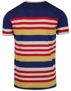 Cosmo Retro 1970s Stripe T-shirt BB -Classic Gents Fit Sales madcap england multi stripe tee cobalt 2 34796.1661268194