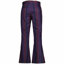 Offbeat 60s Stripe Flared Trousers