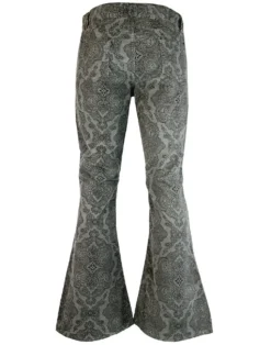 Paisley Rave 1970s Cord Bellbottoms -Classic Gents Fit Sales madcap england paisley rave cords silver 2 94718.1661269152