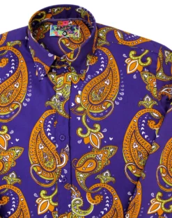 Tanpura Paisley Trip 60s Mod Shirt