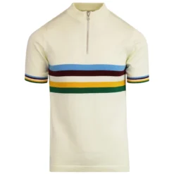 Velo Rainbow Stripe Cycling Top (B) -Classic Gents Fit Sales madcap england rainbow cycling top white 3 59752.1661267015