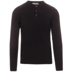 Caine Ribbed Grandad Top (Rosin) -Classic Gents Fit Sales madcap england ribbed grandad top black 1 20603.1661264041 2