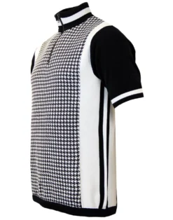 Roue 60s Mod Dogtooth Cycling Top E