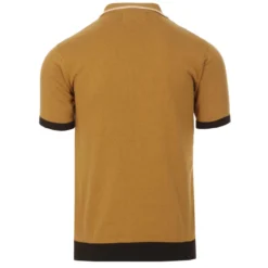 Shockwave Mod Stripe Knit Polo Top -Classic Gents Fit Sales madcap england shockwave polo bronze mist 3 47794.1661264913 1