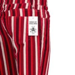 Spectrum Stripe Retro Cord Flares R -Classic Gents Fit Sales madcap england spectrum stripe flares red 3 54424.1671462547 1