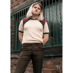 Sunburst Retro 70s Knitted Tee -Classic Gents Fit Sales madcap england starburst top 28104.1661263037