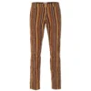 Psycho Striped Slim Cord Trousers