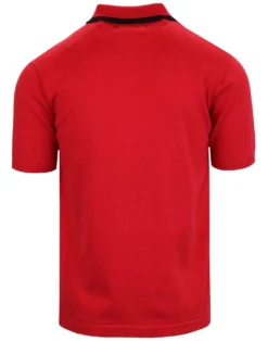 Folklore Mod Stripe Knit Polo (MO) -Classic Gents Fit Sales madcap england stripe ss polo knit red 2 57364.1661268017 1