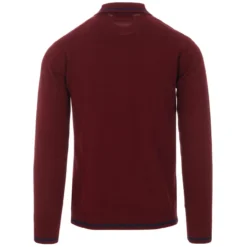 Marriott Suede Men's Mod Polo Cardigan - Zinfandel -Classic Gents Fit Sales madcap england suede marriott port 1 05046.1661264088 1