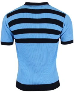 Terry Retro Mod Rib Stripe Polo N -Classic Gents Fit Sales madcap england terry polo sky 2 14066.1661271160 1