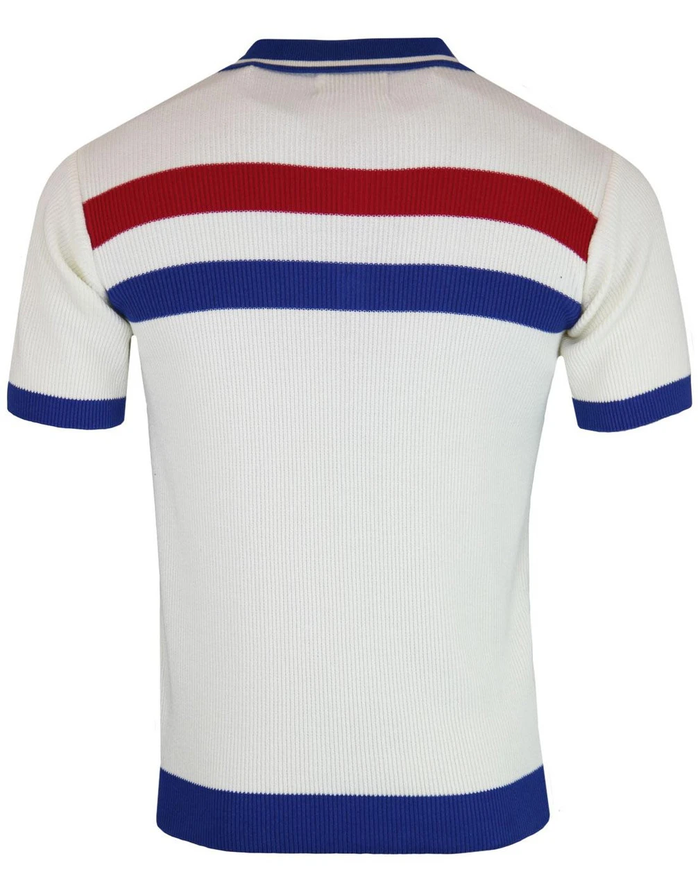 Terry Retro Mod Rib Stripe Polo WW 3 Terry Retro Mod Rib Stripe Polo WW - Image 3
