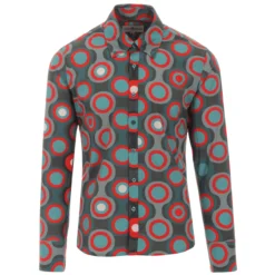 Trip Psych-Out Circle Mod Shirt B/M -Classic Gents Fit Sales madcap england trip circles shirt green 1 70919.1661265479