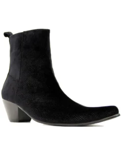Velvet Casbah Cuban Chelsea Boots B -Classic Gents Fit Sales madcap england velvet casbah boots black 4 72717.1661269767 1