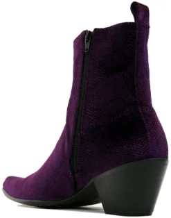 Velvet Casbah Cuban Chelsea Boots P -Classic Gents Fit Sales madcap england velvet casbah boots purple 3 30178.1661269755