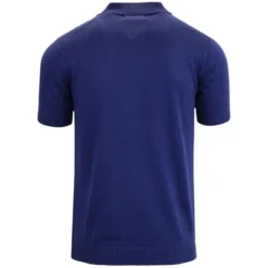 Victor 60s Mod Stripe Zip Polo BLUE -Classic Gents Fit Sales madcap england victor 60s mod zip polo blue 2 59982.1661266882 1