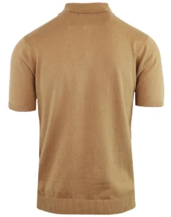 Victor 60s Mod Stripe Zip Polo BLUE -Classic Gents Fit Sales madcap england victor stripe polo cardigan 2 66194.1661267922 1