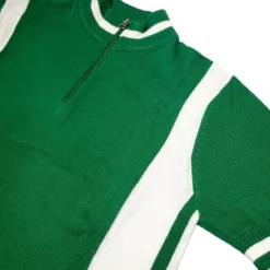 Vitesse Mod Knitted Cycling Top In Green