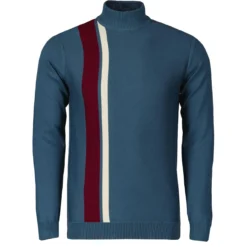 Westwood Racing Stripe Turtleneck B -Classic Gents Fit Sales madcap england westwood racing jumper rollneck blue1 95348.1661260875