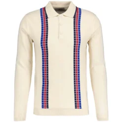 Zodiac Mod Raised Stripe Knit Polo -Classic Gents Fit Sales madcap england zodiac knitted polo birch 3 21742.1671462763