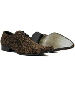 Jag Retro Sixties Mod Mens Paisley Winklepickers B -Classic Gents Fit Sales madcap jag paisley winklepickers brown1 73669.1661272407 1