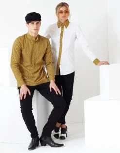 Middle Earth 60s Mod Kaftan Shirt -Classic Gents Fit Sales madcap kaftan shirt11 55697.1661268669