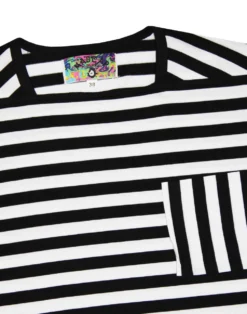 King Bee Mod Atom Neck Stripe Tee