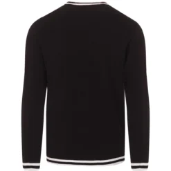 LS Moon Mod Tipped Knit Jumper (N) -Classic Gents Fit Sales madcap moon longsleeve top black back 52238.1661260863