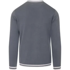 LS Moon Mod Tipped Knit Jumper (N) -Classic Gents Fit Sales madcap moon longsleeve top flintstone back 49391.1661260833
