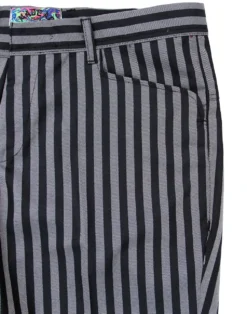 Meadon Mod Boating Stripe Trousers -Classic Gents Fit Sales madcap navy grey frogmouth trs 2 62031.1661271425
