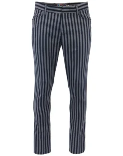 Meadon Mod Boating Stripe Trousers -Classic Gents Fit Sales madcap navy grey frogmouth trs 51 08298.1661271421