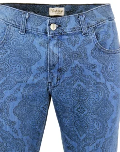 Paisley Rave 1970s Cord Bellbottoms -Classic Gents Fit Sales madcap paisley denim jeans 2 72889.1661271915