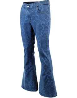 Paisley Rave Retro Cord Bellbottoms -Classic Gents Fit Sales madcap paisley denim jeans 3 48615.1661271916 1
