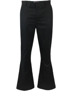 Bolan Retro Smart Bellbottom Flares -Classic Gents Fit Sales madcap smart bellbottoms black 3 98653.1661271899