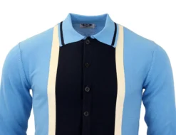 Marriott Suede Mod Polo Cardigan BM -Classic Gents Fit Sales madcap england suede marriott blue3 20047.1661272861 3