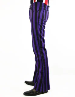 Holy Roller Retro Stripe Flares R/B -Classic Gents Fit Sales madcap holy roller black purple4 71674.1661274059 1