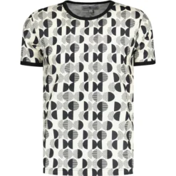 Eclipse Mono Abstract Circle Tee -Classic Gents Fit Sales madcapeng eclipse tshirt bw front 34677.1678186535