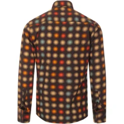 Blur Penny Dot Spear Collar Shirt -Classic Gents Fit Sales madcapeng halftone print shirt brown back 22182.1661263203