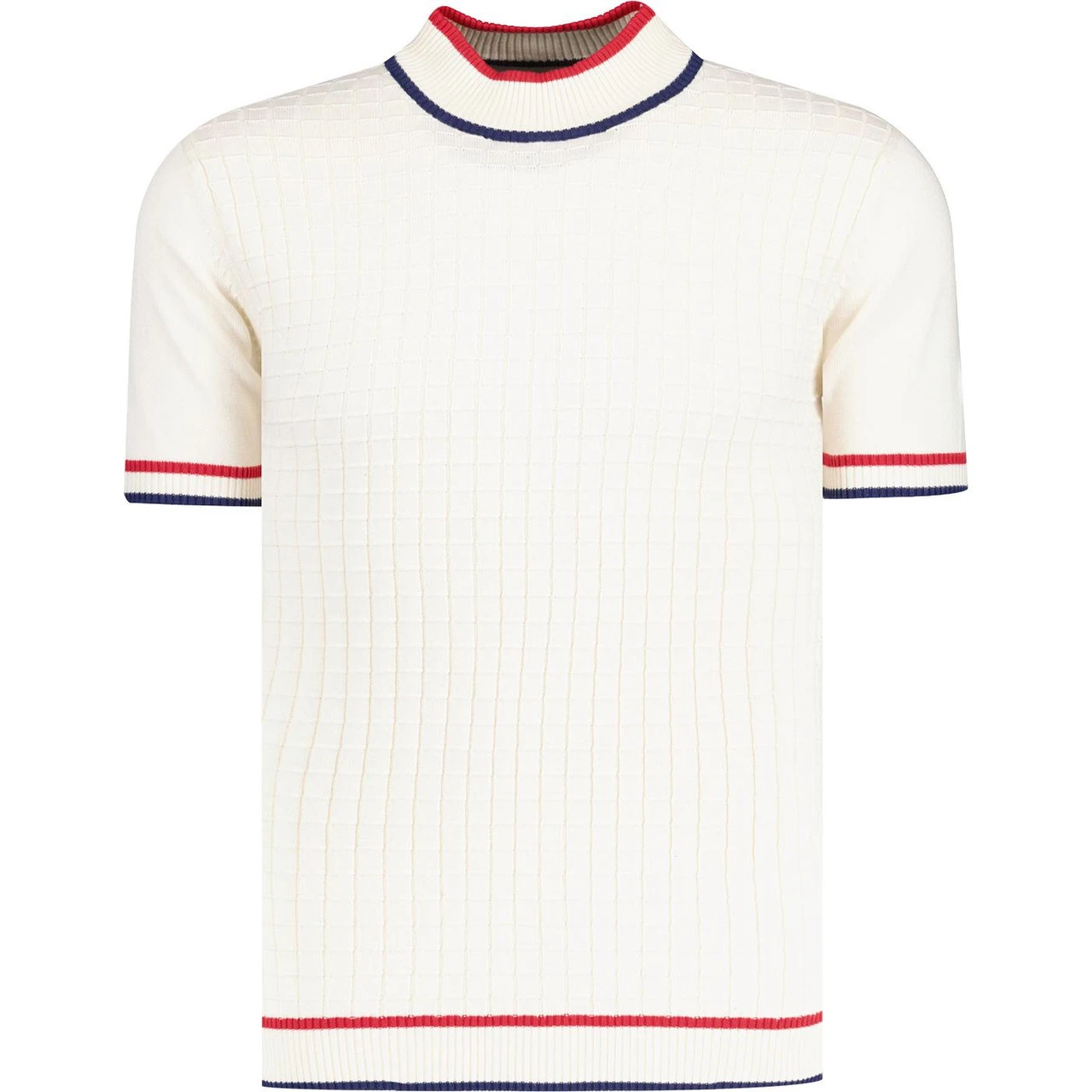 Ripley Grid Jacquard Turtleneck NB 3 Ripley Grid Jacquard Turtleneck NB - Image 3