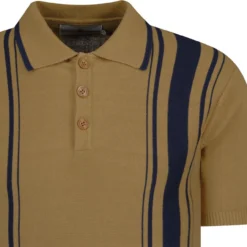 Aftermath Mod Stripe Knit Polo D/IP -Classic Gents Fit Sales madcapeng mod striped polo leaf detail 77070.1678463409