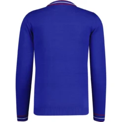 Moore Mod Pointelle Knit Tipped Mock Turtleneck Jumper In Navy -Classic Gents Fit Sales madcapeng poitelle jumper police back 37490.1676647969