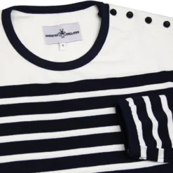 Le Beat 60s Mod Breton Stripe Tee -Classic Gents Fit Sales madcapeng stripe longsleeve blouse precoat detail 13357.1661266261