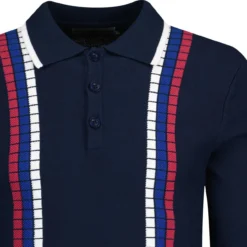 Zodiac Mod Raised Stripe Knit Polo -Classic Gents Fit Sales madcapeng stripe ls polo tshirt peacoat detail 74355.1678194986
