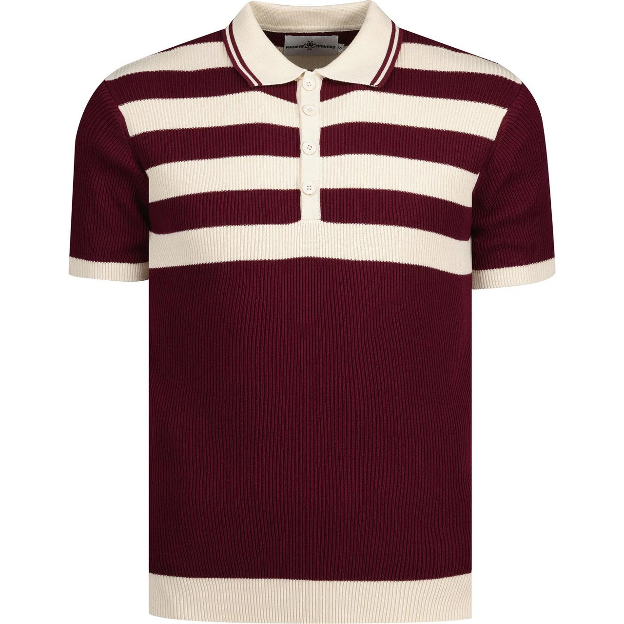 Terry Retro Mod Rib Stripe Polo WW 12 Terry Retro Mod Rib Stripe Polo WW - Image 12
