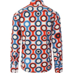 Trip Circles 1960s Mod Target Shirt -Classic Gents Fit Sales madcapeng trip shirt red back 66892.1661264575 4