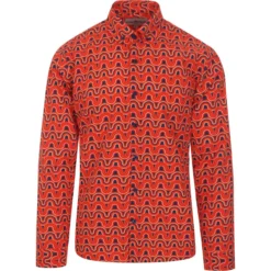 Kinfauns Rainbow Penny Collar Shirt